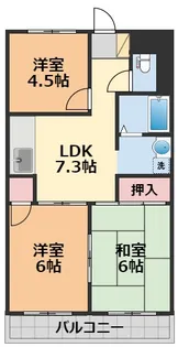 3DKの間取り画像