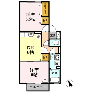 グレイスコートアネックス・【2階】の間取り