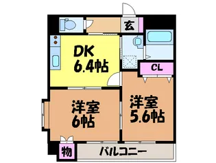 プランドール【4階】の間取り