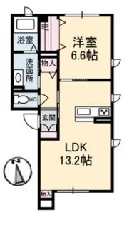 サン・レガーロ【1階】の間取り