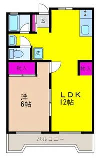 カーサグラン志津川【202号室】の間取り