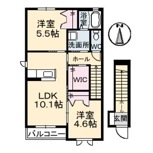 リオン・エフ【2階】の間取り