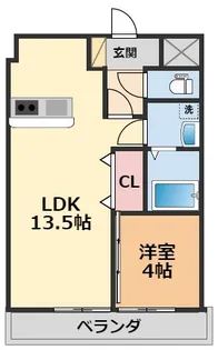 ルナピエーノ・【203号室】の間取り