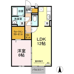 パレットガーデン・【102号室】の間取り