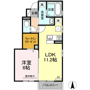 セントレMK【1階】の間取り