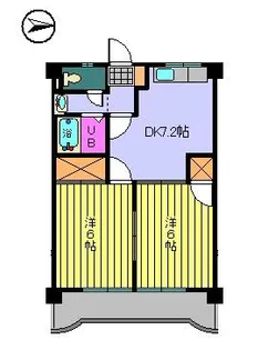 第95杉フラット【203号室】の間取り
