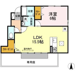 グランドソレイユ悠 A・B棟【1階】の間取り