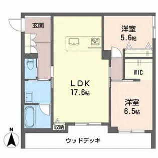 シャーメゾンキャメリア【1階】の間取り