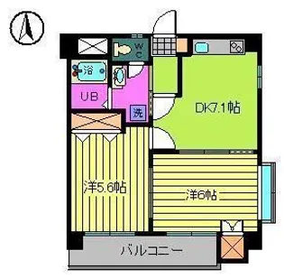 Marine Palette Ⅱ【5階】の間取り