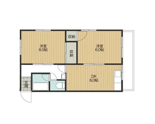 フィックスⅡ【201号室】の間取り