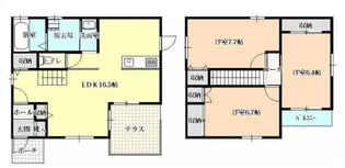 CASA QUATTRO【104号室】の間取り