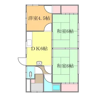 愛媛県松山市北久米町【一戸建】の間取り