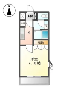STRADA saya【2階】の間取り