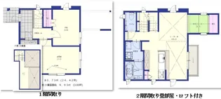 愛媛県松山市土居田町【テラスハウス】の間取り