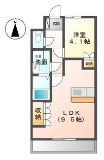 Baysideエスポワール【2階】の間取り