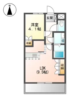 Baysideエスポワール【1階】の間取り