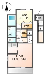 Casa Comoda【2階】の間取り