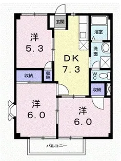 ドミール・マイン【2階】の間取り