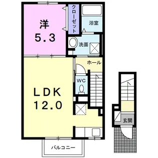 レジデンスT・NORTH【2階】の間取り