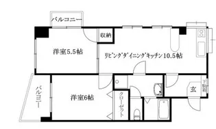 セントラルハイム壱番館・【141号室】の間取り