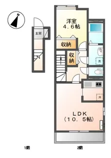 サム ブランチ【2階】の間取り