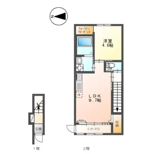 KUKUNA【2階】の間取り