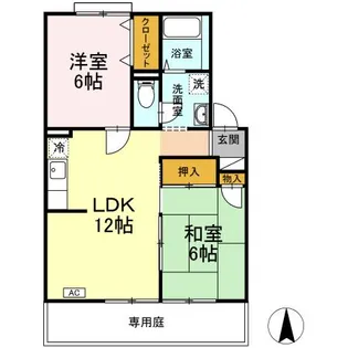 ホワイトビューラー【2階】の間取り