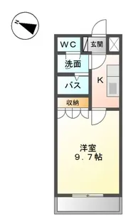 ロイヤルハイツ・IYO【2階】の間取り