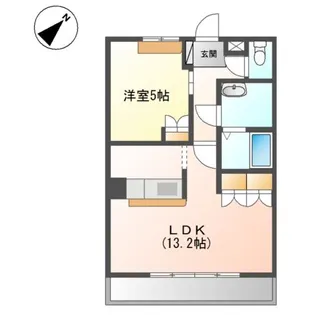 パシフィックヒルズ本郷【1階】の間取り