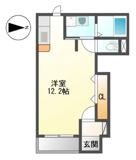グランディールN【1階】の間取り