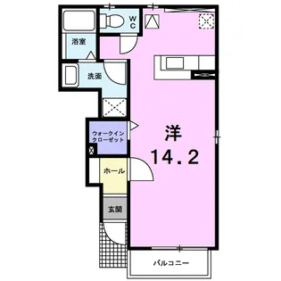 サン リット A【1階】の間取り