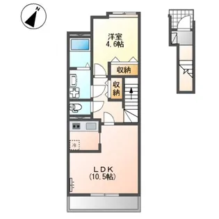 ランド・ヴェルジュ【2階】の間取り