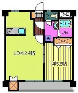 フェリーチェ立花【202号室】の間取り