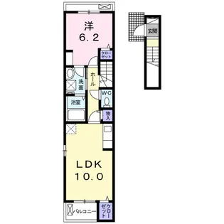 ディアコート東門【2階】の間取り