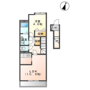 ランド・ヴェルジュ【2階】の間取り