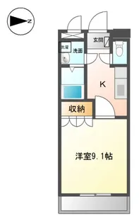 エクセルハイム【1階】の間取り
