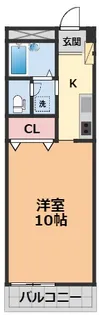 1Kの間取り画像