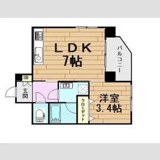 パミドール【2階】の間取り