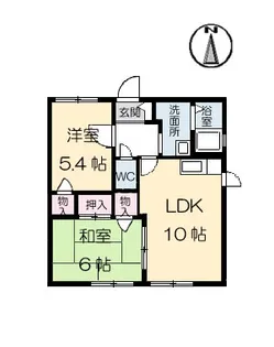 セフィラメント一色 A【2階】の間取り