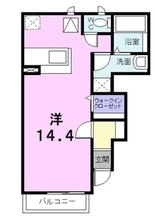 サン リット B【1階】の間取り