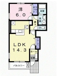 ドルチェ・マンダリーノ C【1階】の間取り