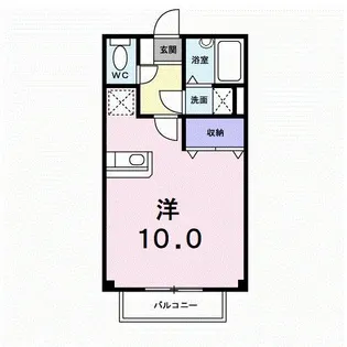 フォレスタ・T2【1階】の間取り