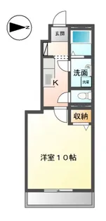 クオーレ【1階】の間取り