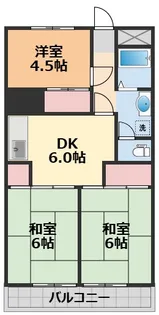 メゾンハイツ西山【503号室】の間取り