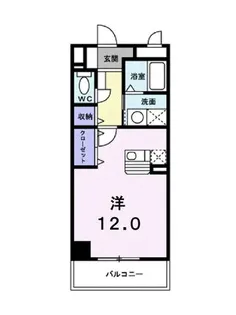 1Rの間取り画像