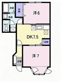 パティオ・リッチ【1階】の間取り