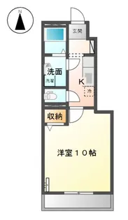 カーサ・セン【1階】の間取り