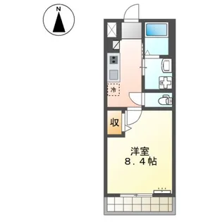 ユーロピュア 西山【1階】の間取り