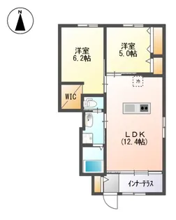 カーサ ドマーニⅠ【1階】の間取り