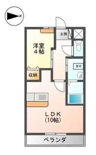 グランチェスタ鷹子【2階】の間取り